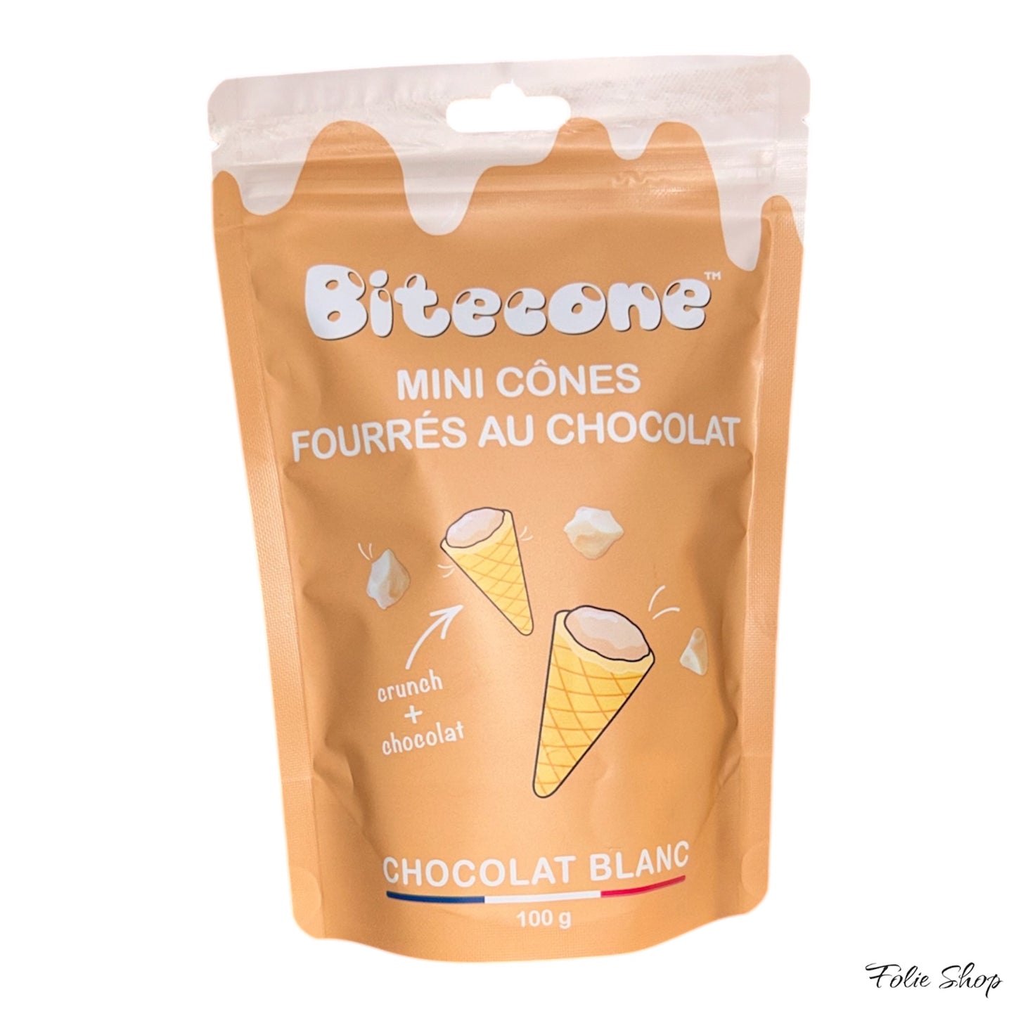 Bitecone chocolat blanc (100g) - Vente à l'unité