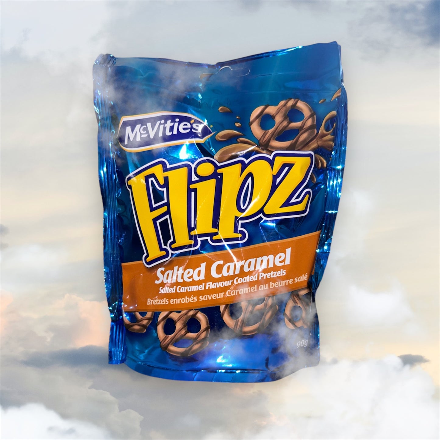 Flipz Caramel Salé (90g) - Vente à l'unité