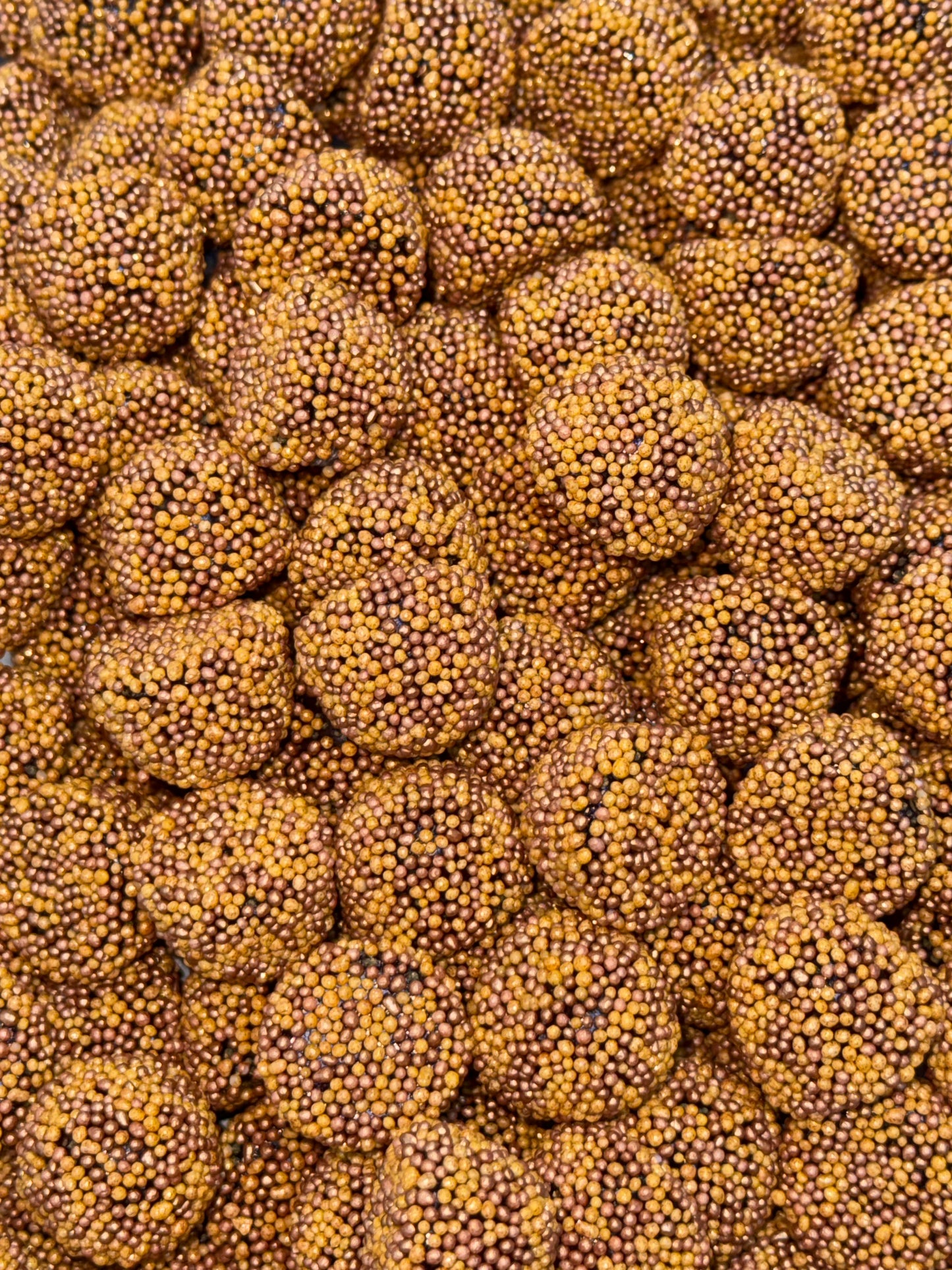 Mûre perlé caramel doré - 100g