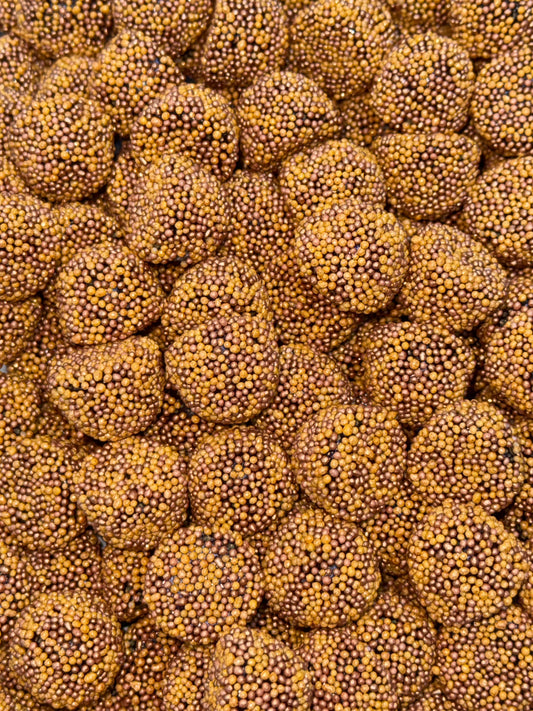 Mûre perlé caramel doré - 100g