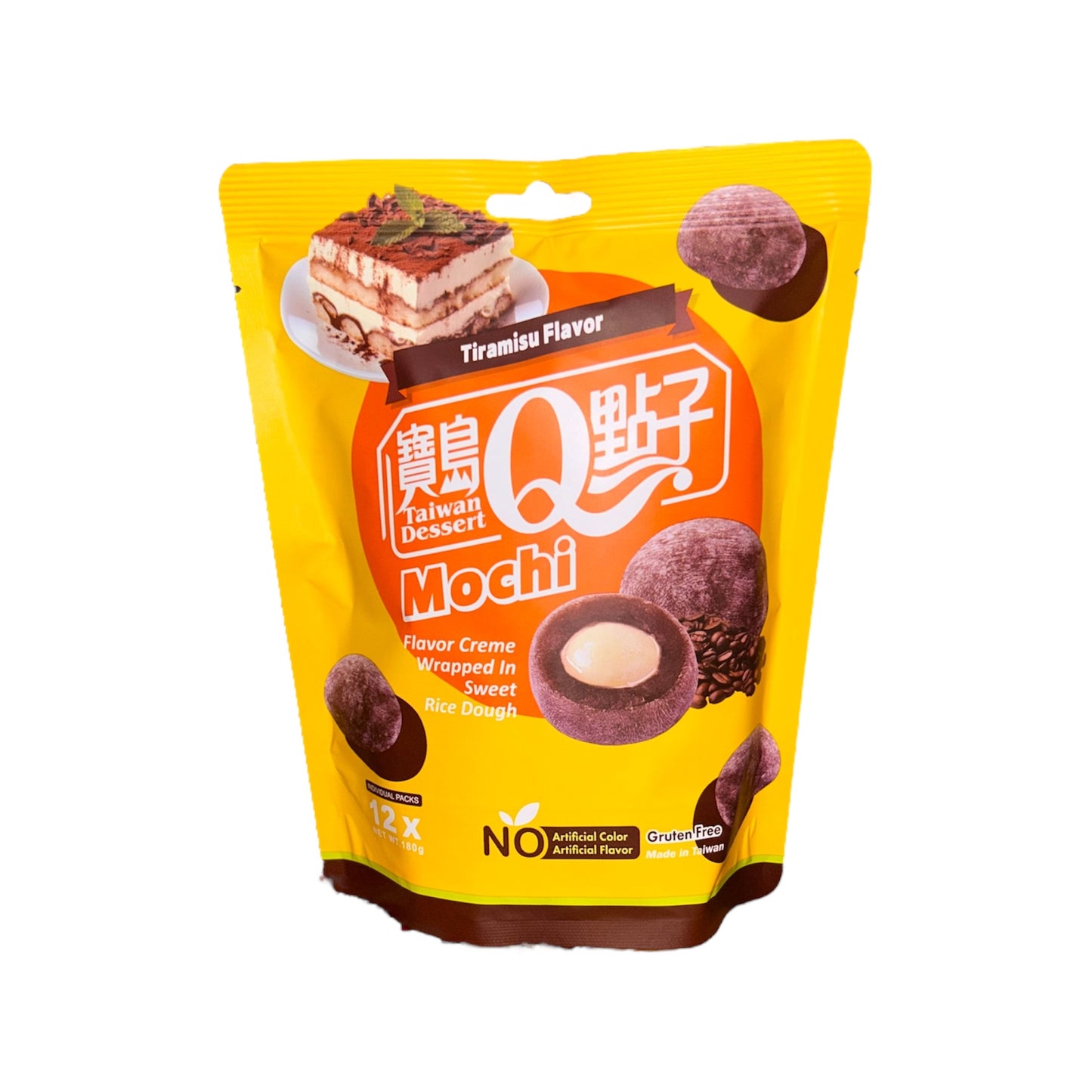 Mini mochis Tiramisu & crème (180g) - Vente à l’unité