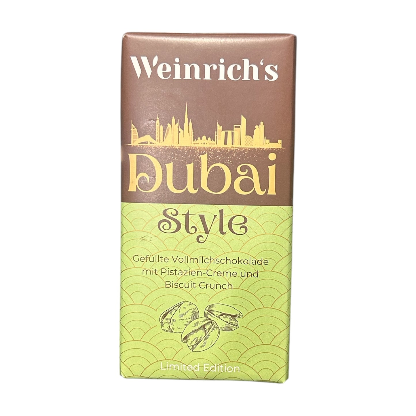 Tablette Dubaï Weinrich’s (100g) - Vente à l’unité