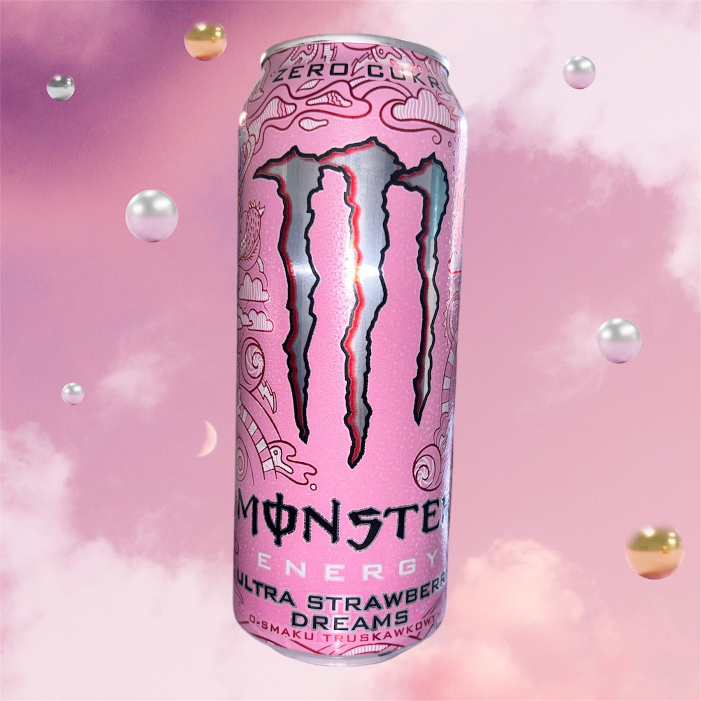 Monster Ultra Fraise (500ml) - Vente à l'unité