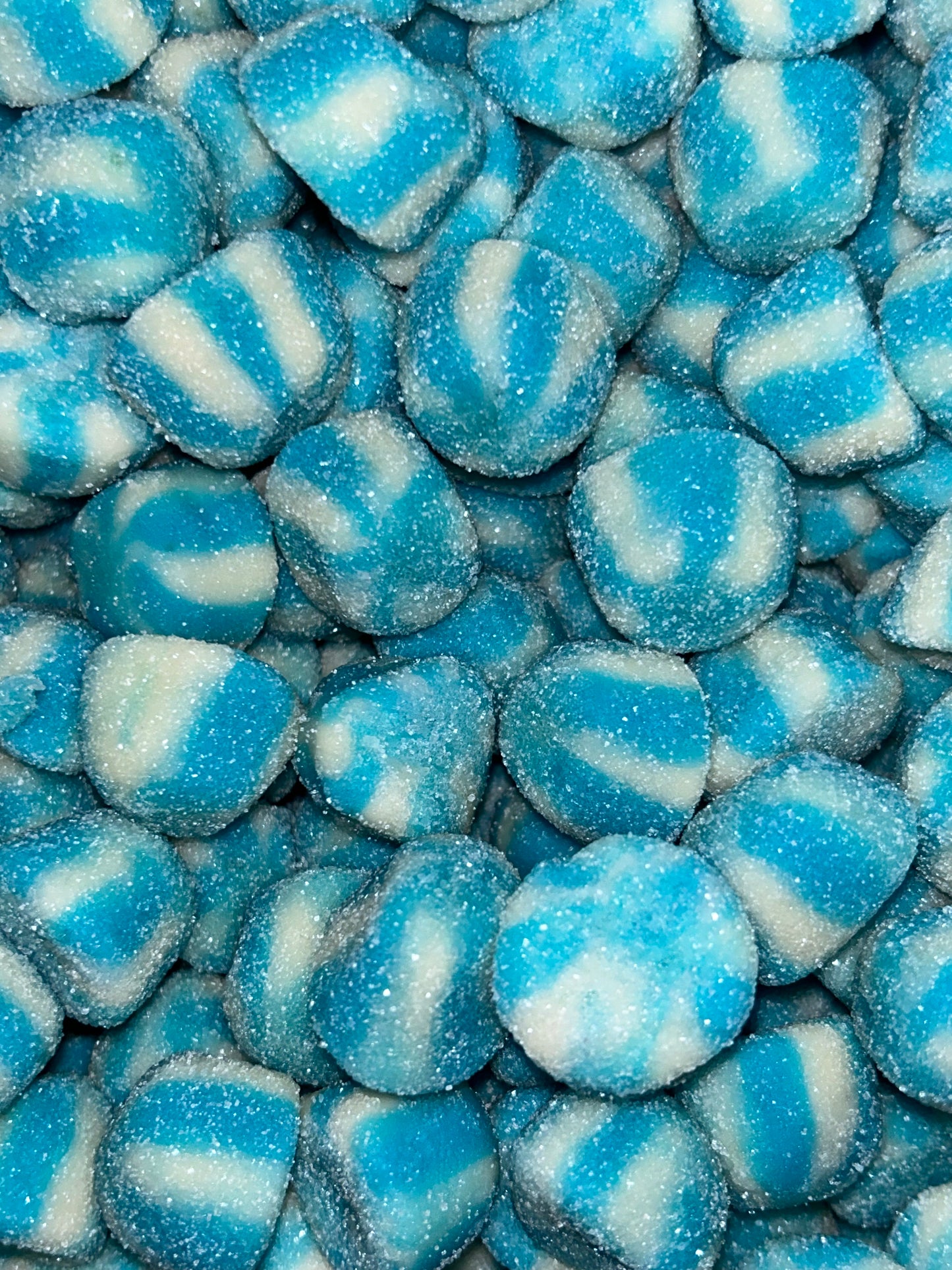 Süße blaue Twist-Küsse – 100 g