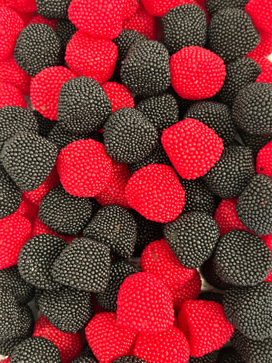 Fini rote und schwarze Brombeeren – 100 g