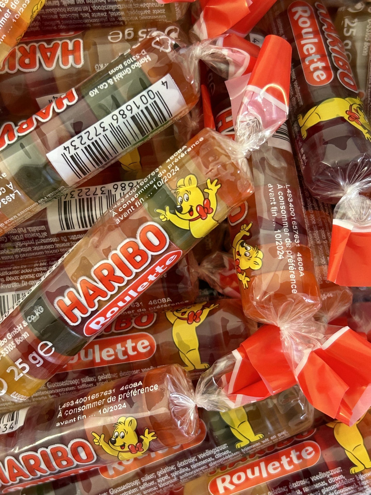 Roulette Haribo Fruit - Vente à l'unité